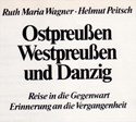 Picture of EAST PRUSSIA, WEST PRUSSIA AND DANZIG - A PHOTOBOOK  (1979)