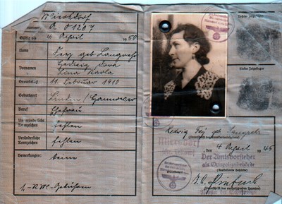 Bild von KENNKARTE #19 - DEUTSCHES REICH -MIERSDORF (issued 04 April 1945)