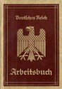 Picture of NAZI GERMANY:  ARBEITSBUCH ISSUED IN HAMBURG  (Robraher, Wilhelm- 1935)