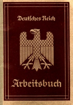 Bild von NAZI GERMANY:  ARBEITSBUCH - TYPE I  (Bautzen - 1935)