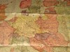 Picture of WWII FRENCH MAP OF EUROPE
