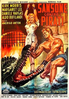 Picture of SAMSON AND THE SEA BEAST  (Sansone contro i Pirati)  (1963)  * with English and Italian audio tracks *
