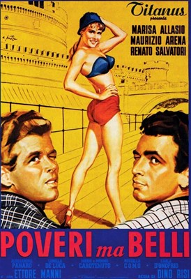 Picture of POOR, BUT BEAUTIFUL  (Poveri, ma belli)  (1957)  * with switchable English and French subtitles *