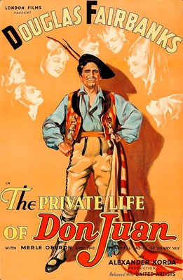 Picture of TWO FILM DVD:  THE PRIVATE LIFE OF DON JUAN  (1934)  +  A LADY'S PROFESSION  (1933)