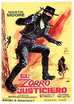 Picture of EL ZORRO JUSTICIERO  (The Avenger, Zorro)  (1969)  * with switchable English subtitles *